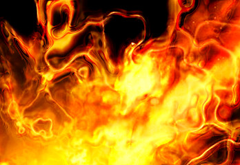 Image showing abstract fire background