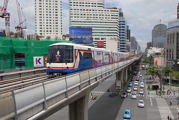 Image showing skytrain in bangkok