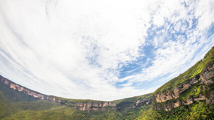 Image showing the Blue Mountains Australia fisheye lens