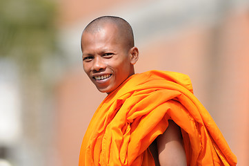 Image showing monk in cambodia
