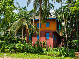 Image showing Residence for monks in Myaik, Myanmar