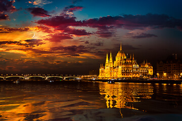 Image showing landmarks in Budapest