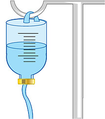 Image showing Vector illustration of the medical instrument drop counter