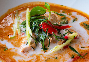 Image showing Thai food, paneng gai