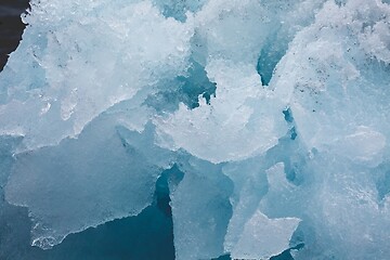 Image showing Block of glacier ice