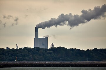 Image showing Smoking power plant