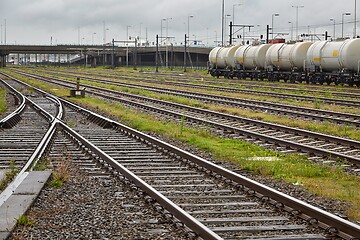 Image showing Freight Train Wagons