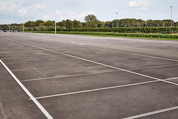 Image showing Carpark with empty spots