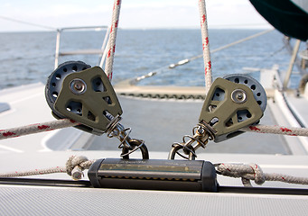 Image showing Reels for sails