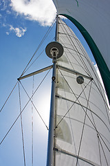 Image showing Mast and Sails
