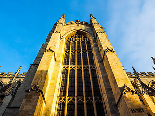 Image showing HDR Bath Abbey in Bath