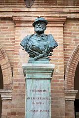 Image showing statue at San Severino Marche Italy