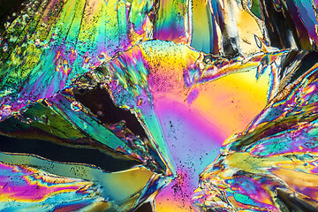 Image showing Trisodium citrate microcrystals