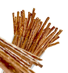 Image showing salt sticks closeup