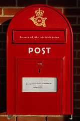 Image showing Danish postbox