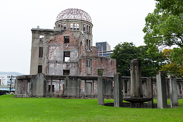 Image showing Atomic Bomb Dome memorial building in Hiroshima
