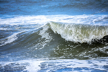 Image showing stormy ocean scenery background