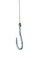 Image showing fishing hook isolated on white background