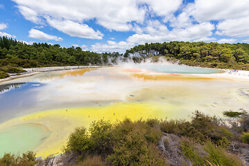 Image showing geothermal activity at Rotorua in New Zealand