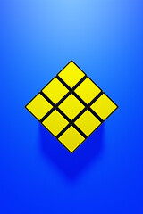 Image showing rubik\'s cube puzzle solution symbol