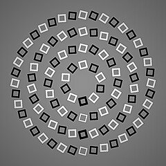 Image showing optical illusion fake spiral background