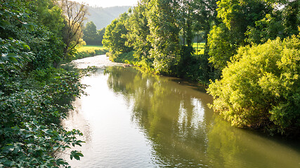 Image showing river Neckar near Horb south Germany