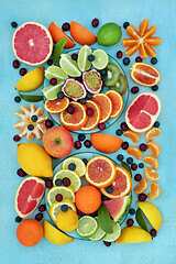 Image showing Winter Sunshine Healthy Fruit Collection