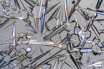 Image showing soda lye microcrystals