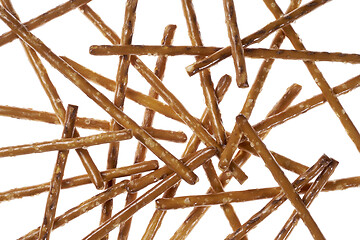 Image showing salt sticks closeup