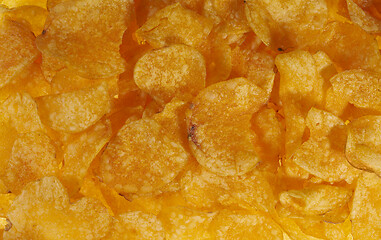 Image showing lots of potato chips