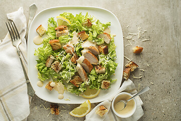Image showing Chicken Caesar Salad