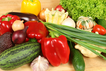 Image showing Colorful vegetables