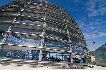 Image showing Glass Dome Of The  Reichstag