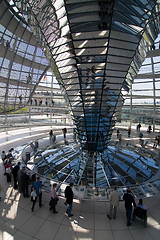 Image showing Glass Dome Of The  Reichstag