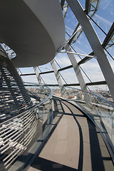 Image showing Glass Dome Of The  Reichstag