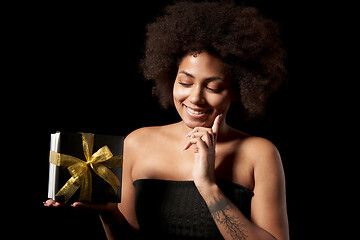 Image showing Black Friday sale, gift, present, celebration concept.