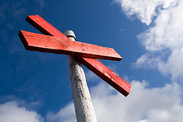 Image showing Footpath sign