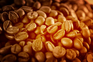 Image showing Fragrant fried coffee beans 