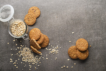 Image showing Oatmeal cookie