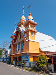 Image showing Church in Tandurusa, North Sulawesi, Indonesia