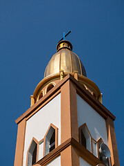 Image showing Church tower in Tandurusa, North Sulawesi, Indonesia