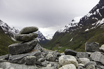Image showing "Varde" in the Norwegian mountains