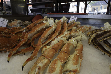 Image showing Kingcrab on ice