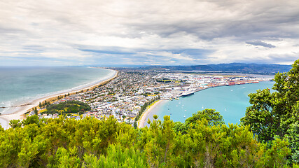 Image showing Bay Of Plenty view from Mount Maunganui