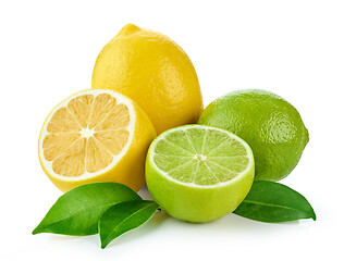 Image showing lemon and lime