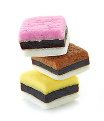 Image showing stack of colorful candies