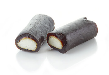 Image showing two licorice candies