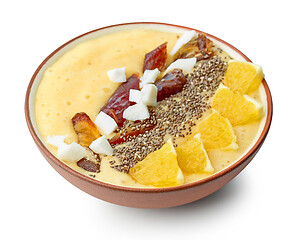 Image showing healthy breakfast smoothie bowl