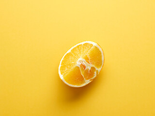 Image showing piece of orange fruit