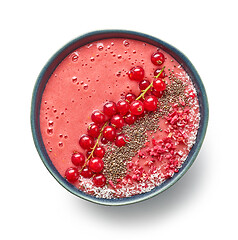 Image showing breakfast smoothie bowl